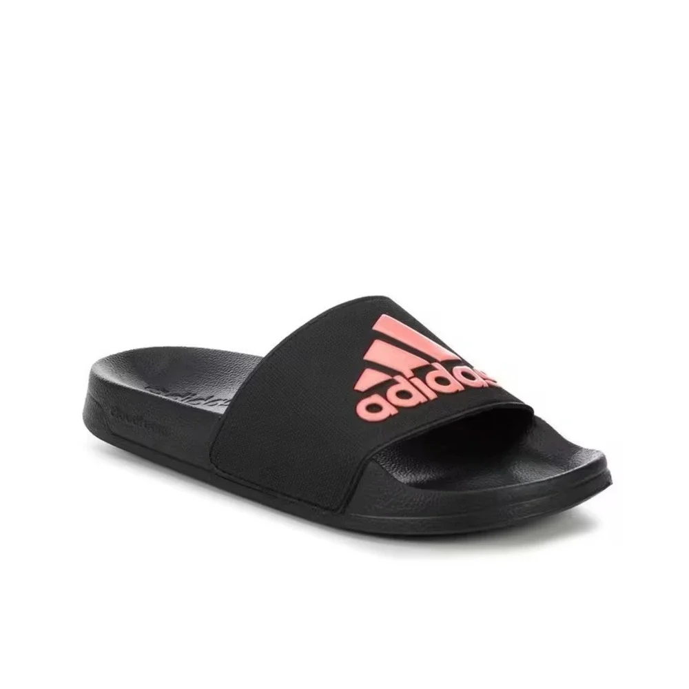 adidas Adilette Shower Black/Acid Red/Black Men's 13 Medium